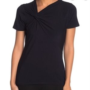 Twisted Black Dress Shirt